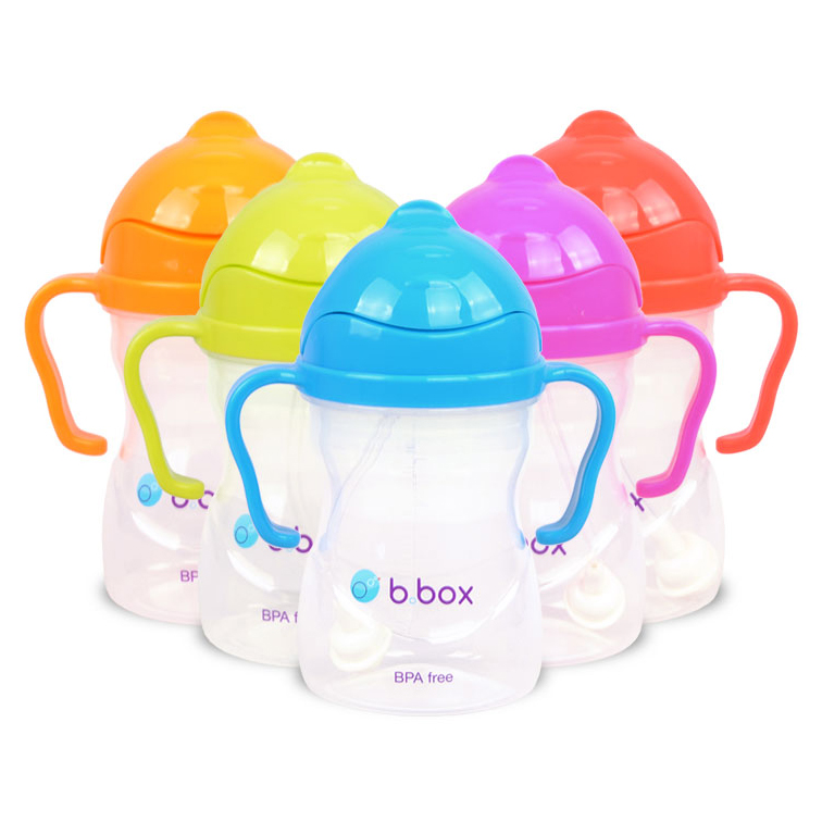 【二代版本特价】Bbox重力水杯防漏吸管杯宝宝儿童喝水杯水壶240ml 9种颜色可选  (国内现货有中文标签）