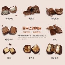 【预售 新年特惠】Mars玛氏巧克力糖果什锦夹心礼盒装 8种口味混合 英版 650g