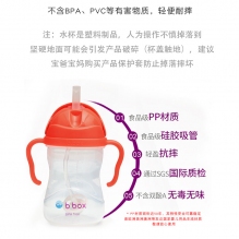 Bbox儿童水杯宝宝学饮杯第三代重力吸管杯新版240ml葡萄紫