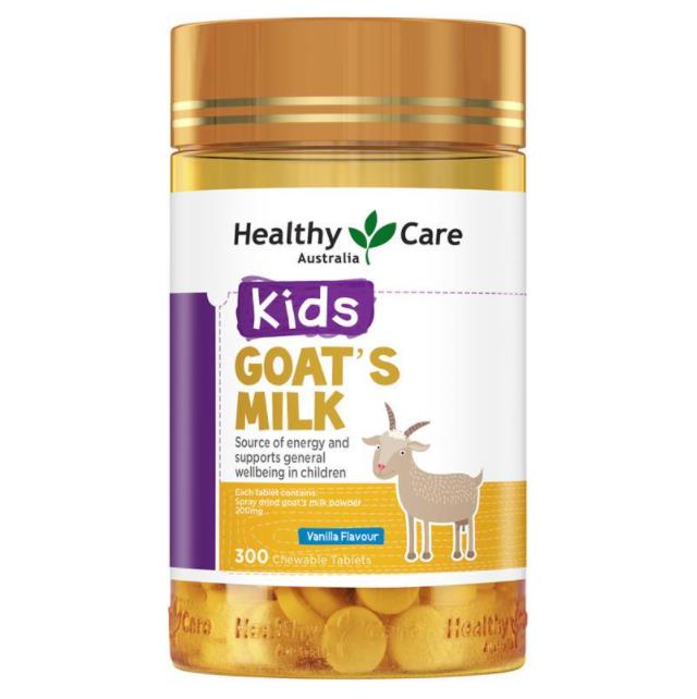 Healthy Care 羊奶咀嚼片 香草羊奶片 Goat Milk Vanilla Flavour Chewable 300粒